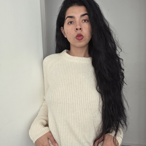 Quince Cashmere Ribbed Sweater - Picture 2 of 5